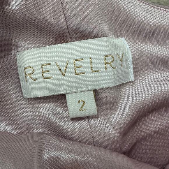 Relevry Jade Crepe Dress in Lilac - Picture 6 of 10